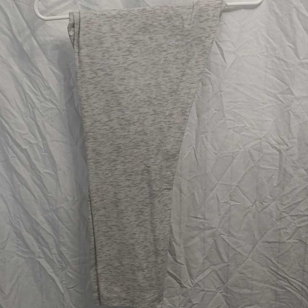 Any Item $10- Send an Offer (Purses Excluded)- Heathered creamy gray leggings
